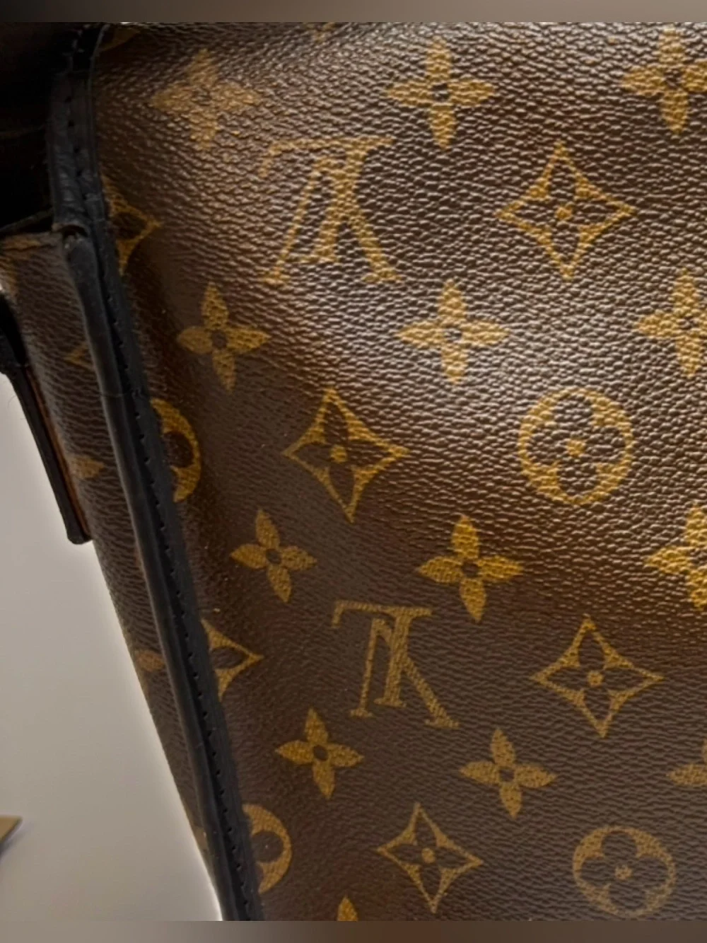 Louis Vuitton Bosphore PM Messenger Bag Macassar Monogram